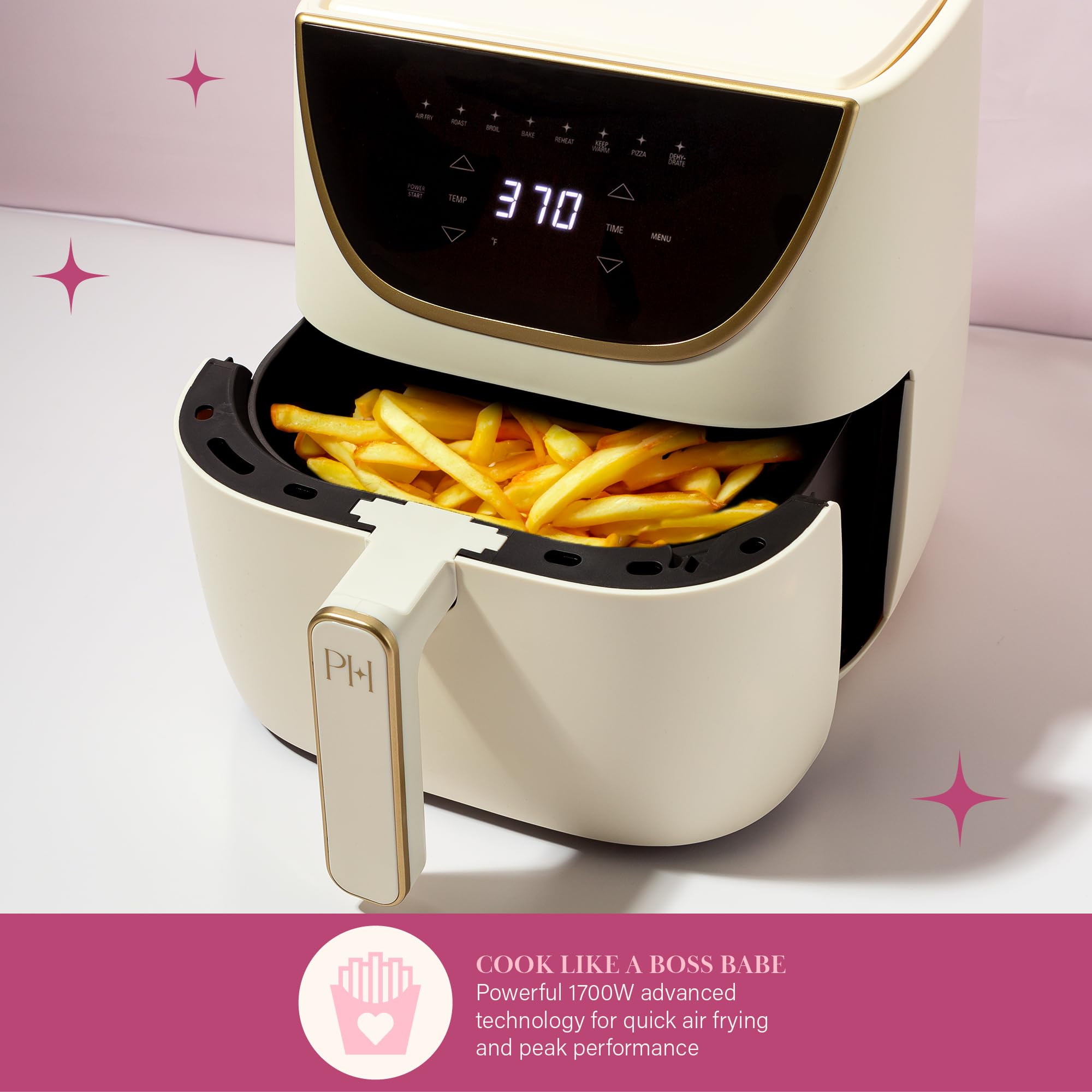 Foto 4 pulgar | Air Fryer Paris Hilton Pantalla Táctil  - Venta Internacional