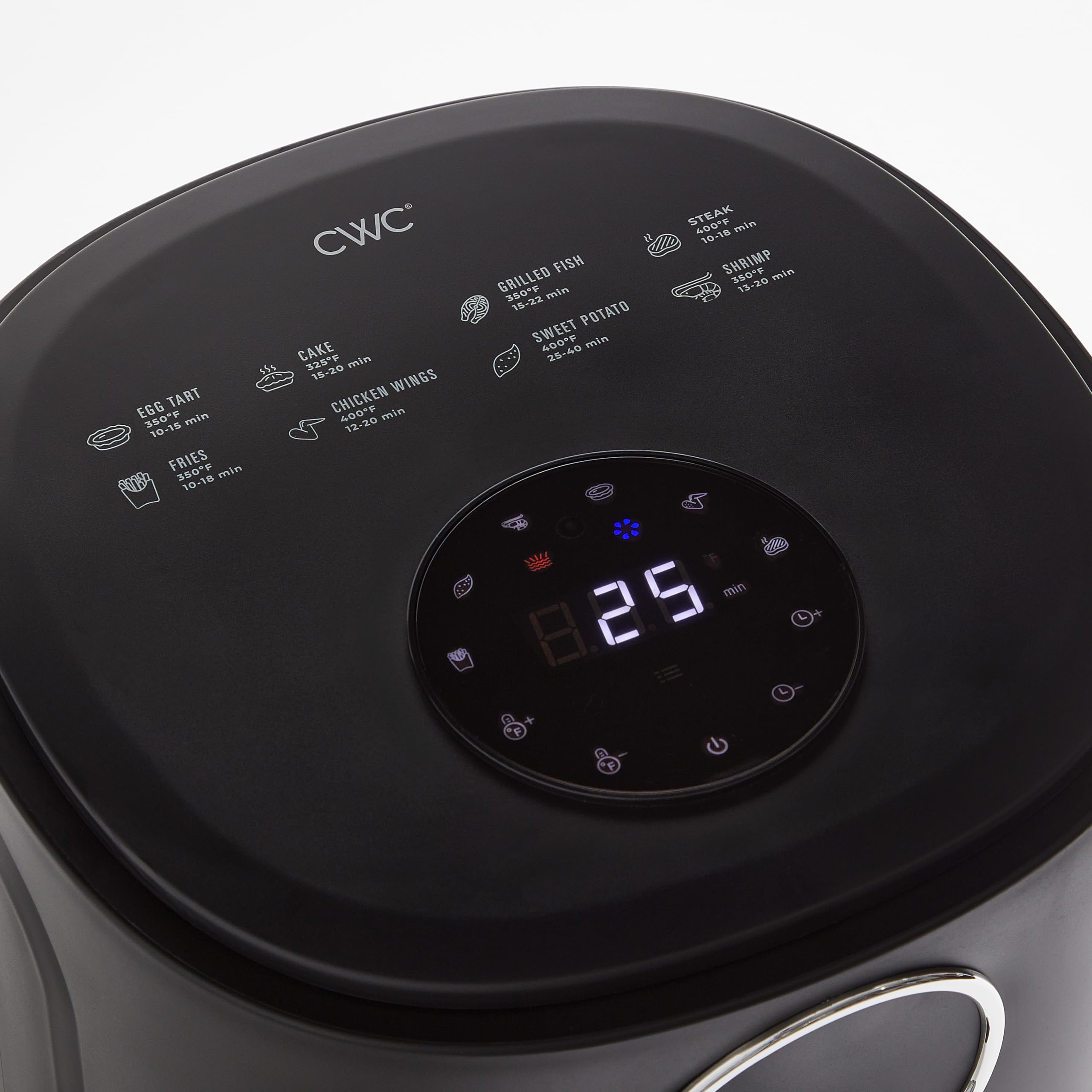 Foto 4 pulgar | Air Fryer Cook With Color - Cesta De Cristal (1200 W, 4 Cuartos De Galón), Color Negro - Venta Internacional.