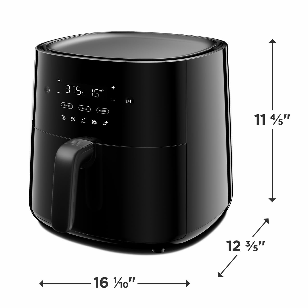 Foto 7 pulgar | Air Fryer Frigidaire 3 En 1, 5.3 L, 5 Recetas Preprogramadas - Venta Internacional.