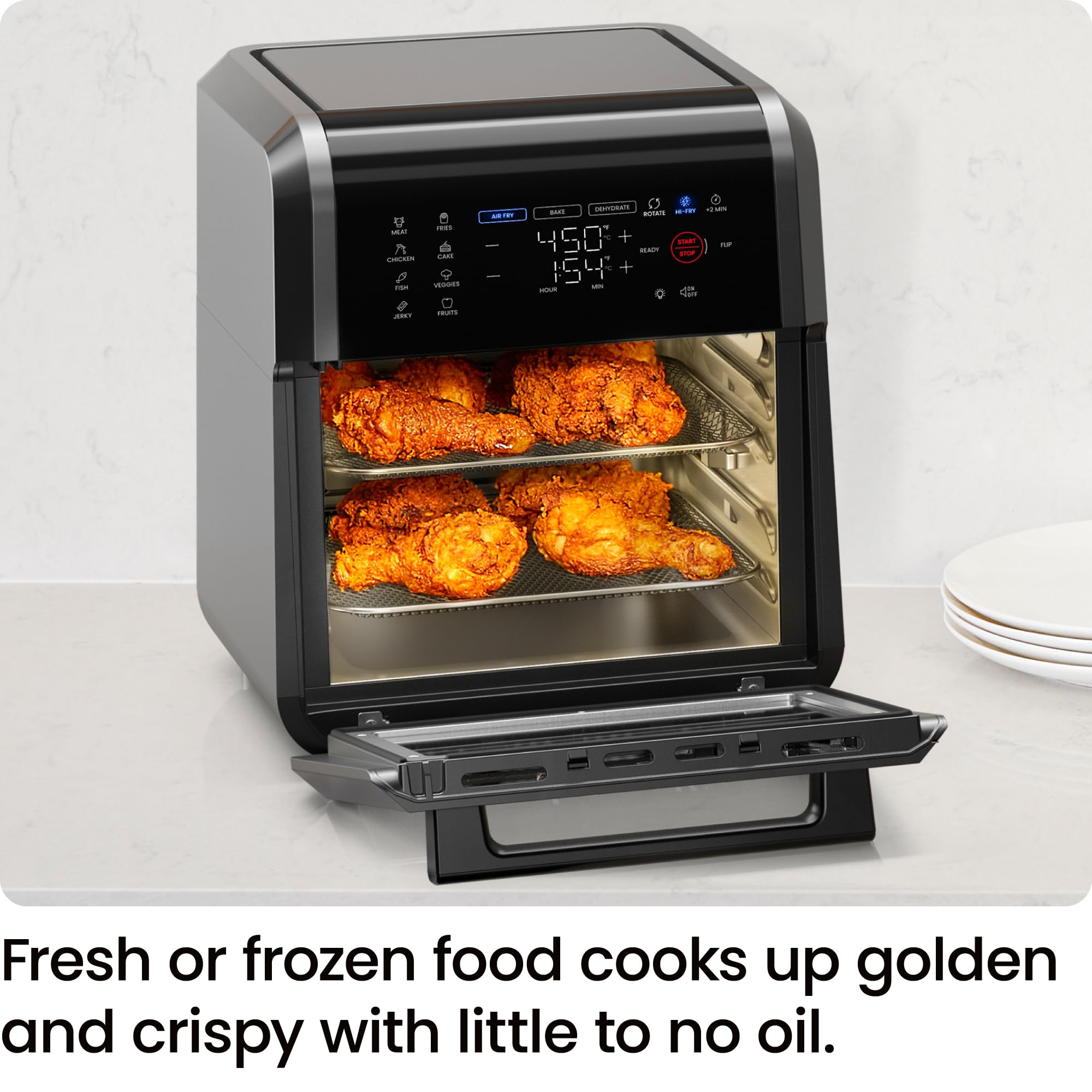 Foto 3 pulgar | Air Fryer Chefman 6 en 1 con 12 Ajustes Preestablecidos - Venta Internacional