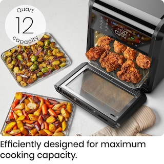 Foto 6 | Air Fryer Chefman 6 en 1 con 12 Ajustes Preestablecidos - Venta Internacional