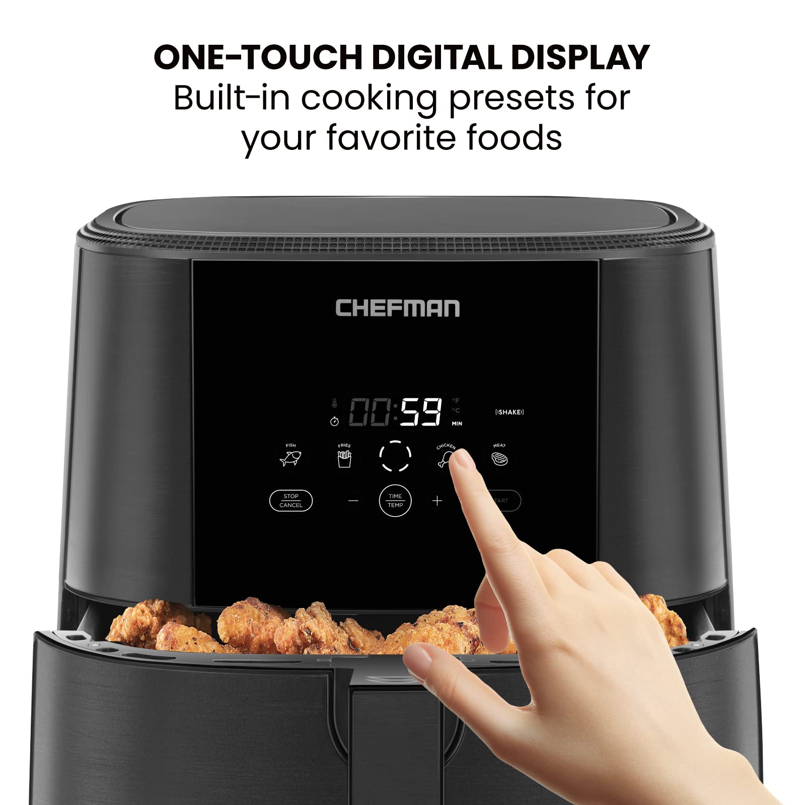 Foto 6 pulgar | Air Fryer Chefman Turbofry Touch - Venta Internacional