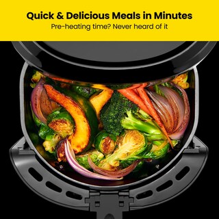 Foto 4 | Freidora Digital Chefman de 5 Litros Tamaño Familiar Control Preestablecido Negra - Venta Internacional