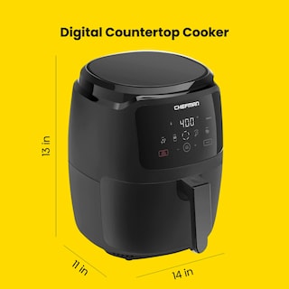 Foto 7 | Freidora Digital Chefman de 5 Litros Tamaño Familiar Control Preestablecido Negra - Venta Internacional