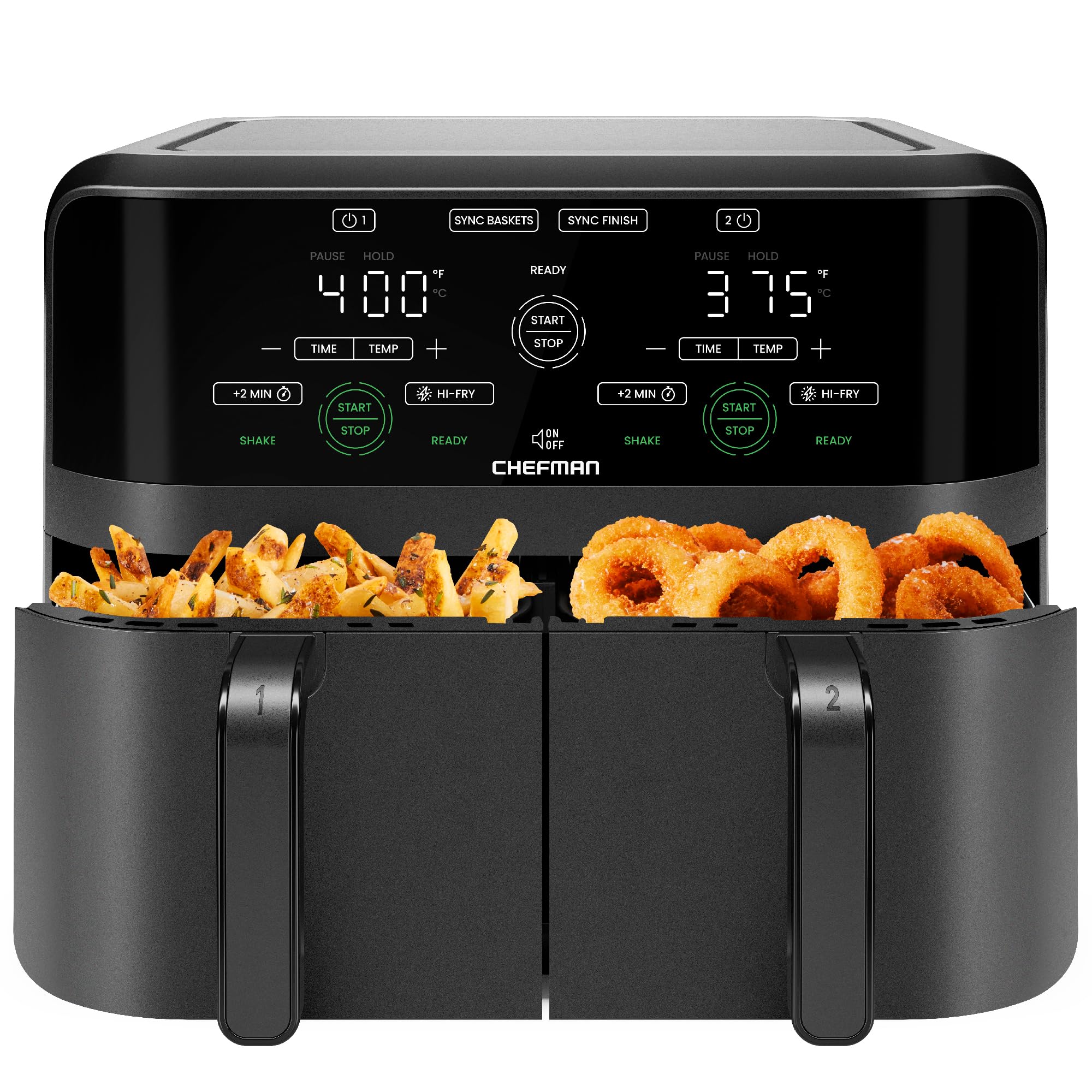 Foto 1 | Freidora de Aire Chefman Dual Basket de 6 L-Venta Internacional