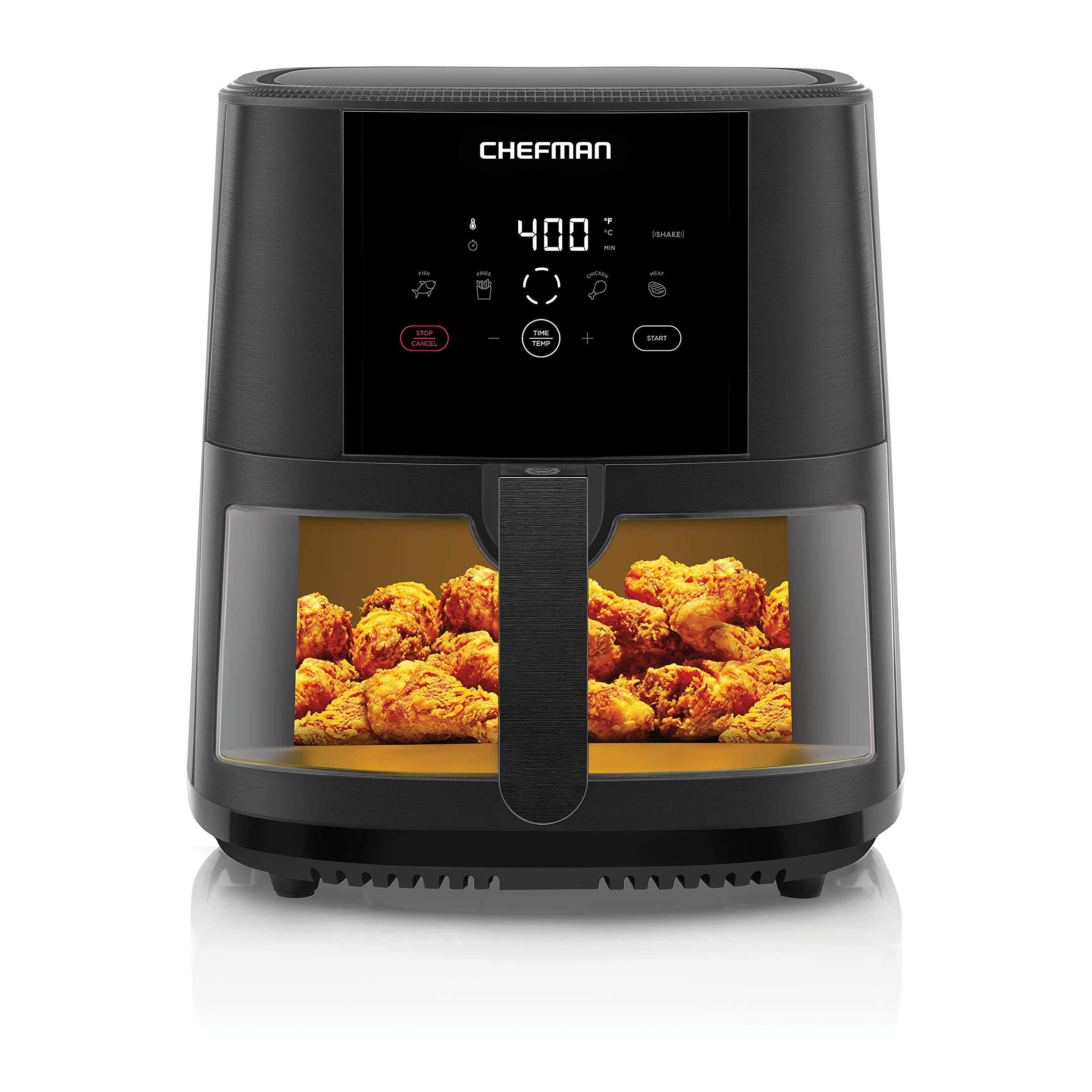 Freidora Chefman TurboTouch Easy View de 8 Cuartos de Galón sin Aceite - Venta Internacional