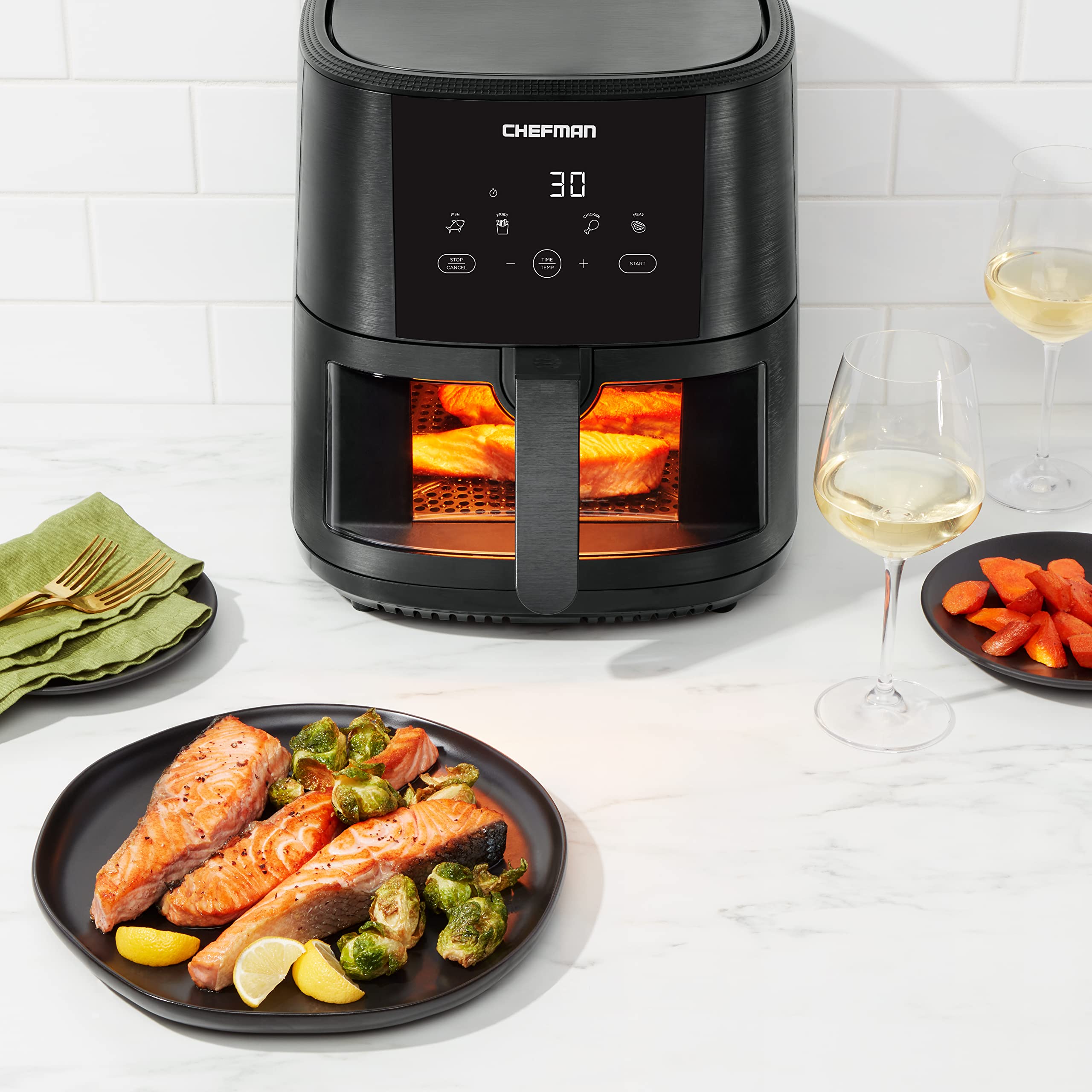 Foto 5 pulgar | Freidora Chefman TurboTouch Easy View de 8 Cuartos de Galón sin Aceite - Venta Internacional
