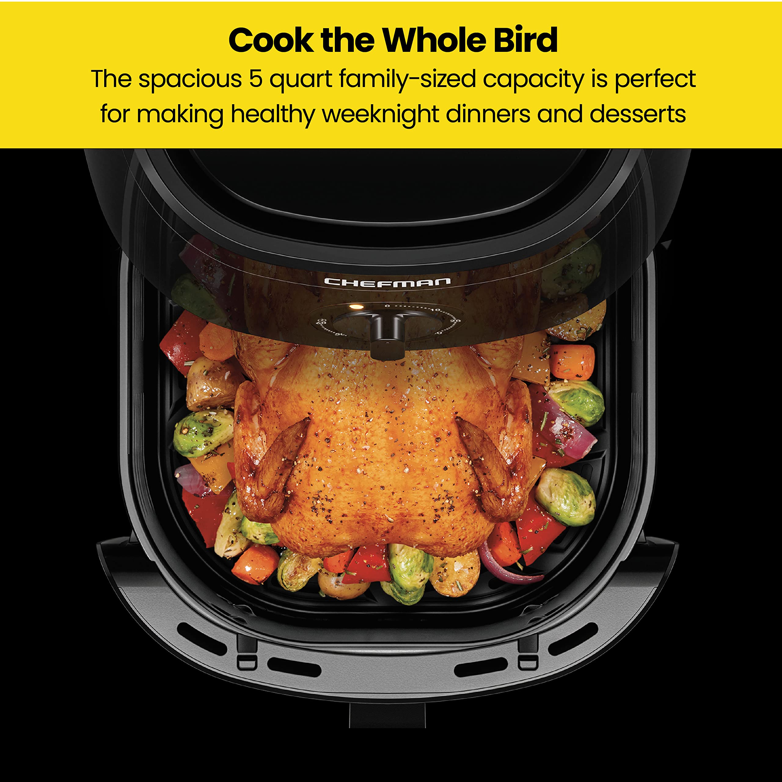 Foto 4 | Freidora de Aire Chefman Turbofry 5 Litros - Venta Internacional