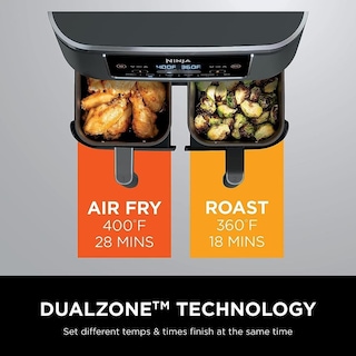 Foto 7 | Air Fry Ninja Dz201 Foodi De 8 Cuartos De Galón, 6 En 1, Dob - Venta Internacional.