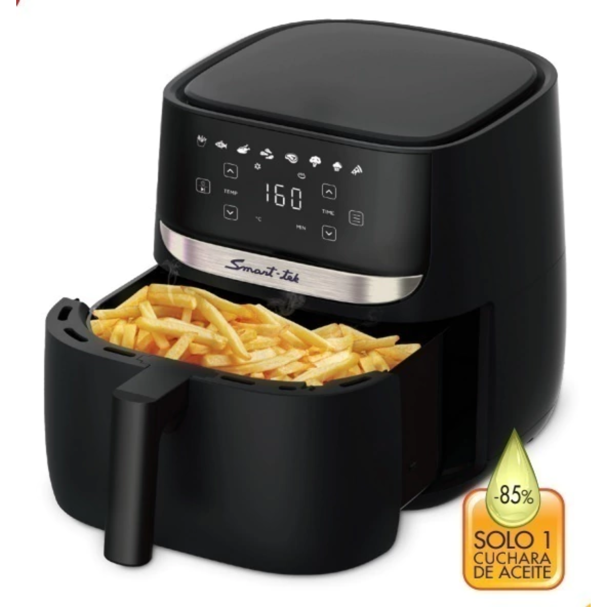 Foto 2 pulgar | Freidora De Aire Smart - Tek Digital  Af2050 De 5 Litros Air Fryer