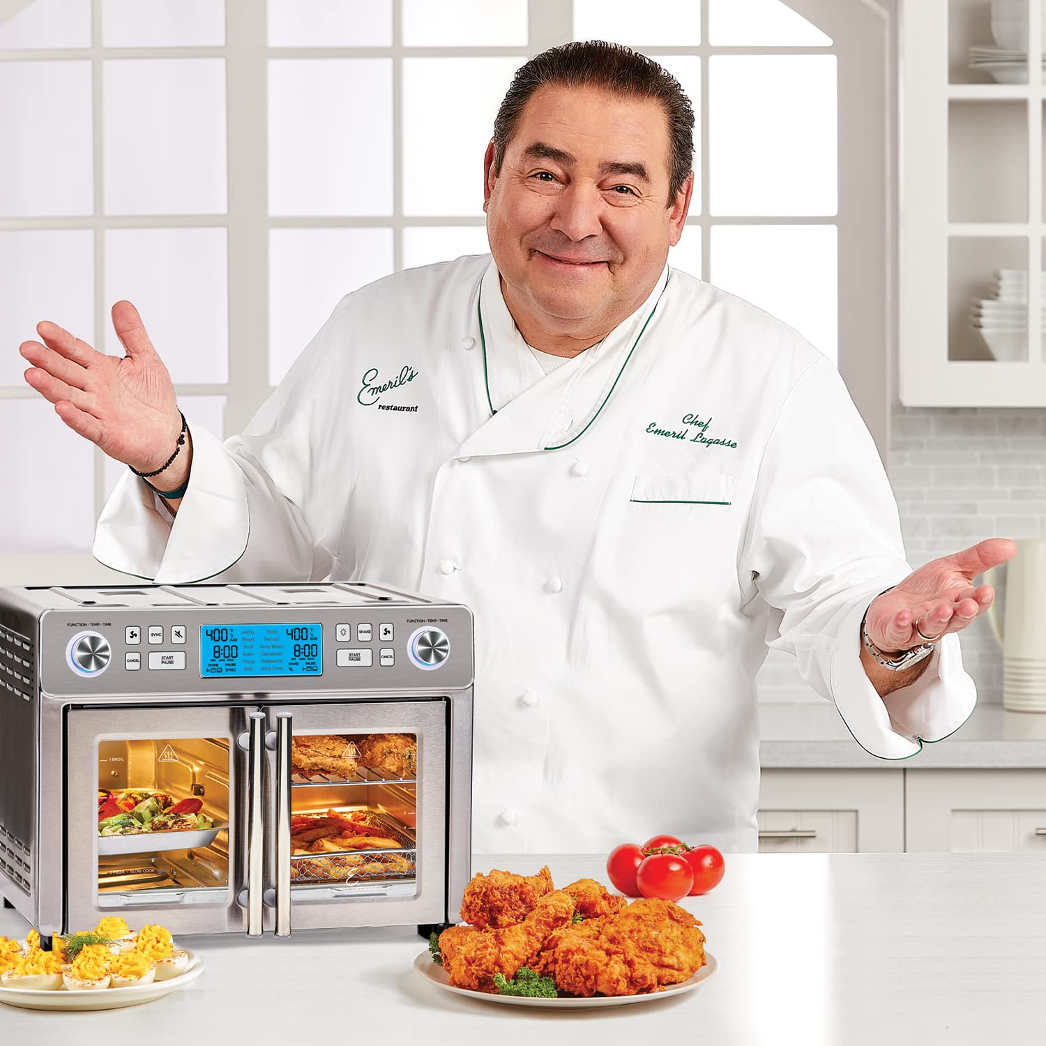 Foto 2 | Combo De Horno Air Freyer Emeril Lagasse Dual Zone 360 25l - Venta Internacional.