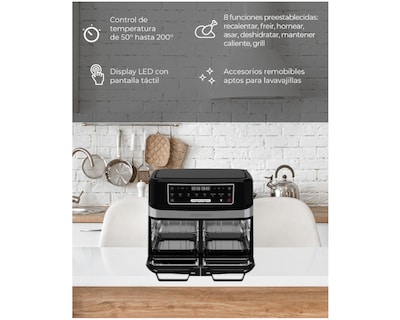 Foto 4 | Freidora De Aire Dual Zone