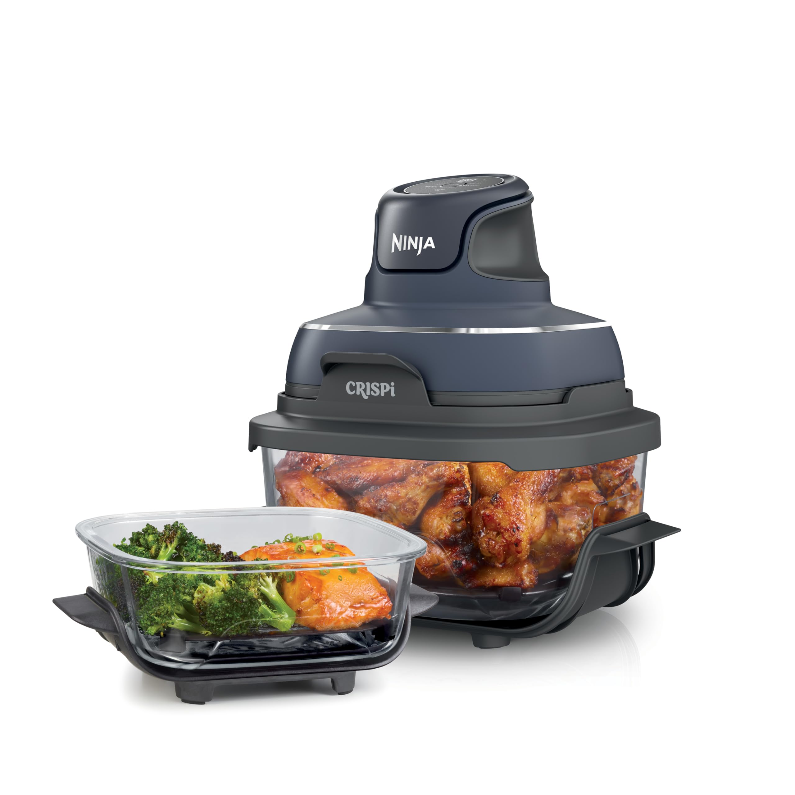 Freidora Ninja Crispi Air Fryer Cooking System, Recipientes De Vidrio De 4 Y 1,5 Litros - Venta Internacional.