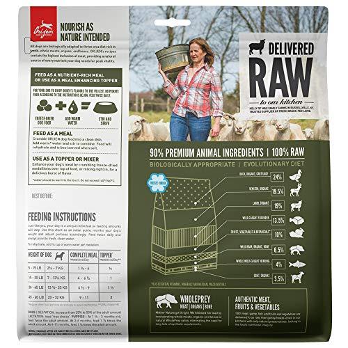 Foto 2 | Alimento Para Perros Orijen Tundra Liofilizado 175 Ml Con Alto Contenido De Proteínas - Venta Internacional.