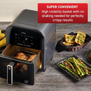 Foto 6 | Air Fryer T-fal, Infrarrojo, 6.3 Cuartos De Galón, 1550 W, Táctil Digital, Negra - Venta Internacional.