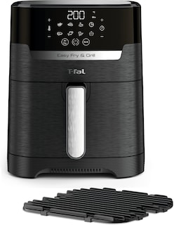 Foto 2 | Combinación De Freidora Y Parrilla T-fal Digital, 4,4 L, 2 En 1, Color Negro - Venta Internacional.