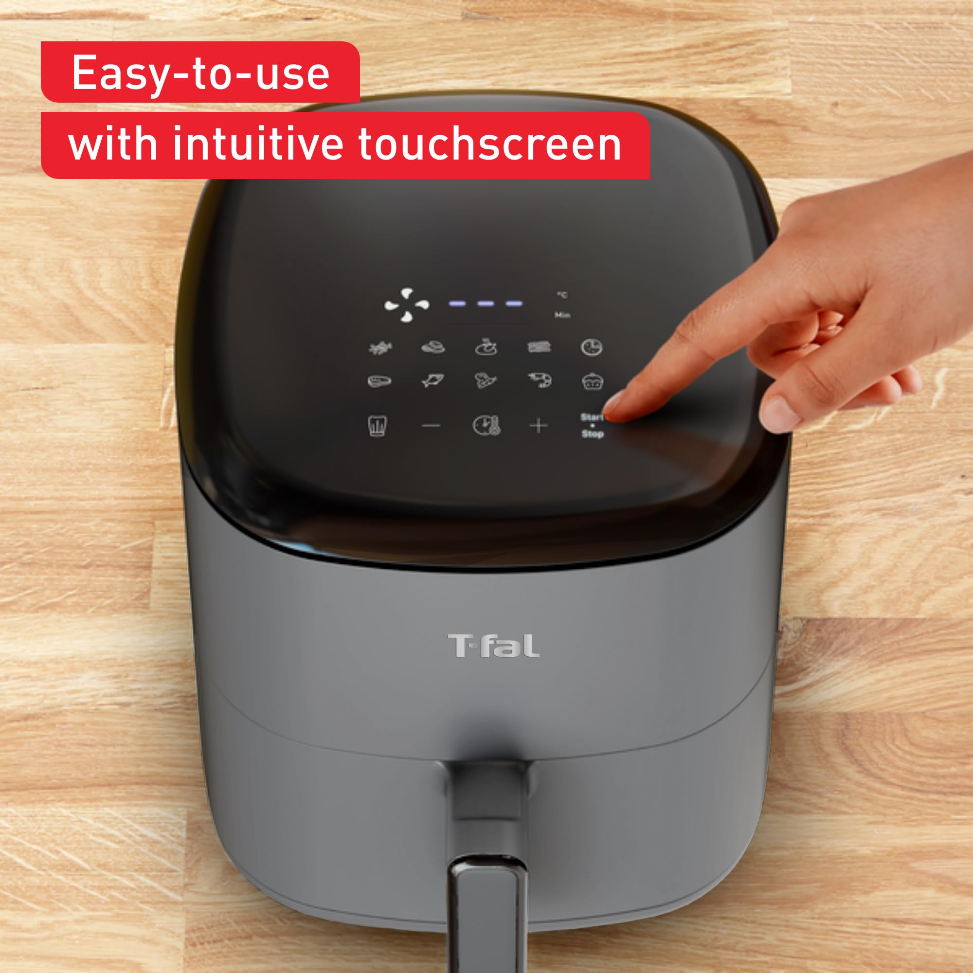 Foto 4 pulgar | Freidora T-fal Easy Fry De 5 Litros De Capacidad Para 10 Programas Automáticos Gris - Venta Internacional