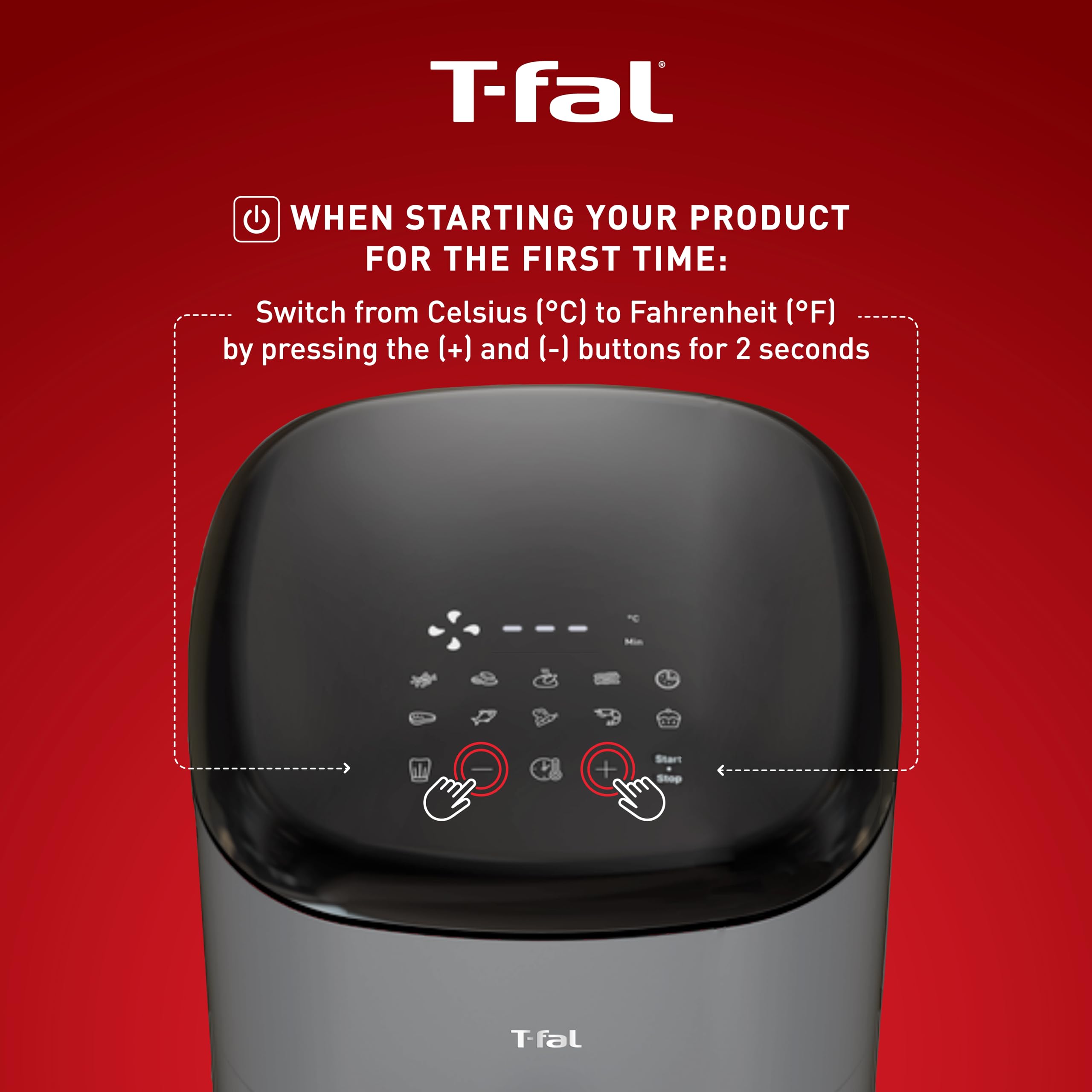 Foto 6 pulgar | Freidora T-fal Easy Fry De 5 Litros De Capacidad Para 10 Programas Automáticos Gris - Venta Internacional