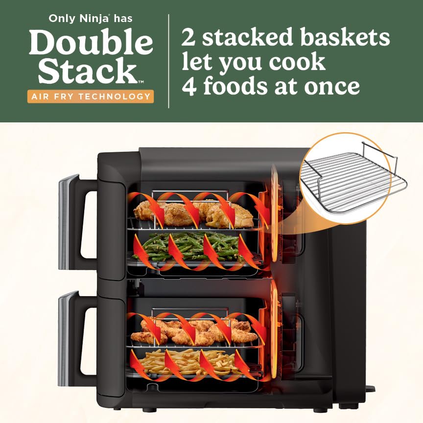 Foto 2 | Air Fryer Ninja Doublestack 8qt 6 en 1 - Venta Internacional