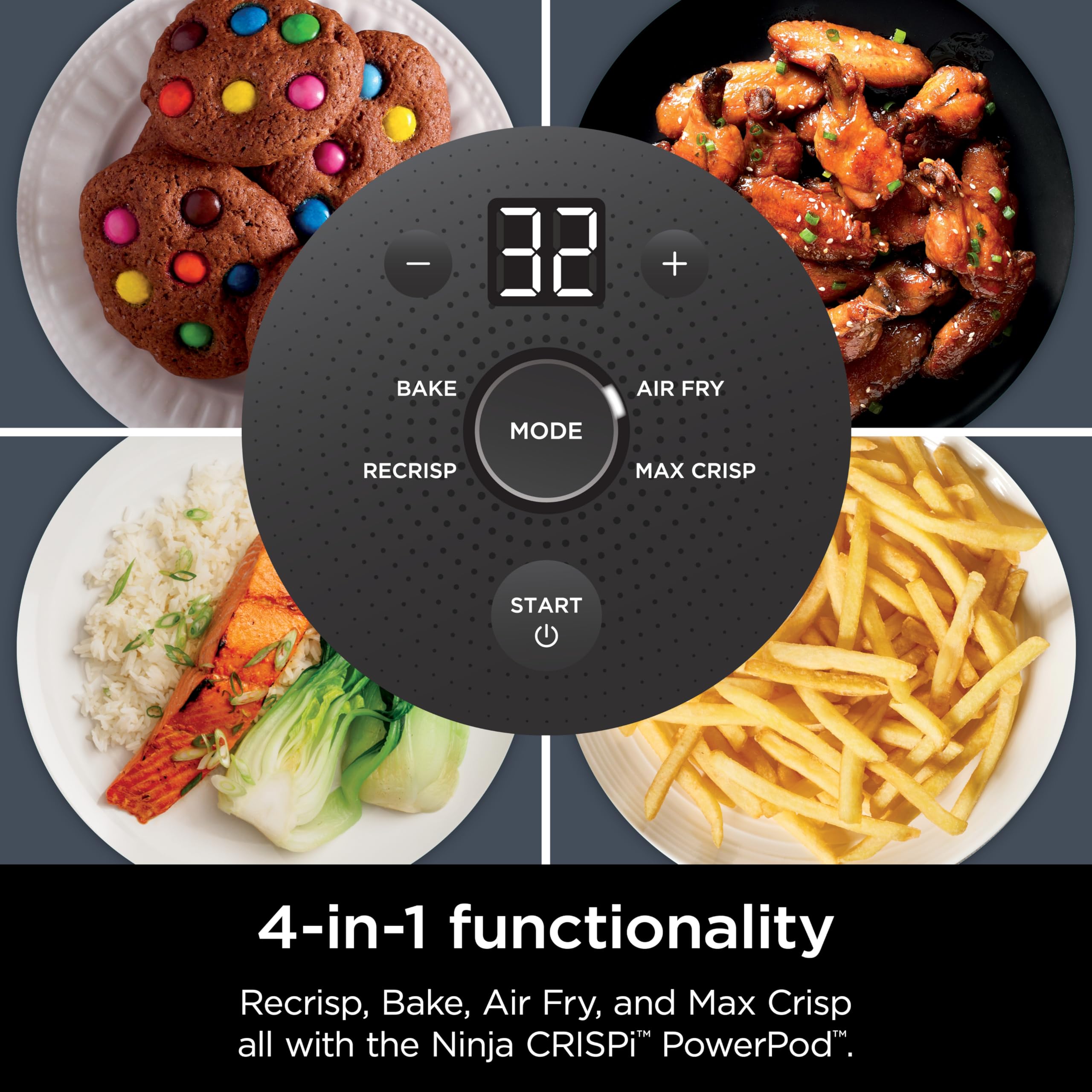 Foto 5 pulgar | Freidora Ninja Crispi De Cooking System, Con Contenido De Vidrio De 4 Litros Y 1,5 Litros - Venta Internacional.