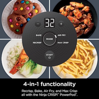 Foto 4 | Freidora Ninja Crispi De Cooking System, Con Contenido De Vidrio De 4 Litros Y 1,5 Litros - Venta Internacional.