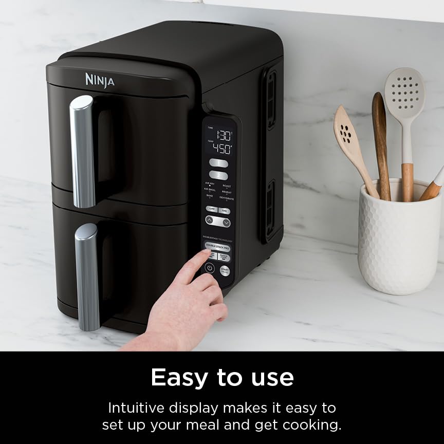 Foto 8 pulgar | Air Fryer Ninja Doublestack Sl201c, 2 Cestas, 8 L, 6 En 1 - Venta Internacional.