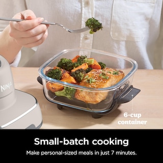 Foto 6 | Freidora Ninja Crispi de Cooking System 4 Litros y 1,5 Litros Contenedores de Vidrio - Venta Internacional