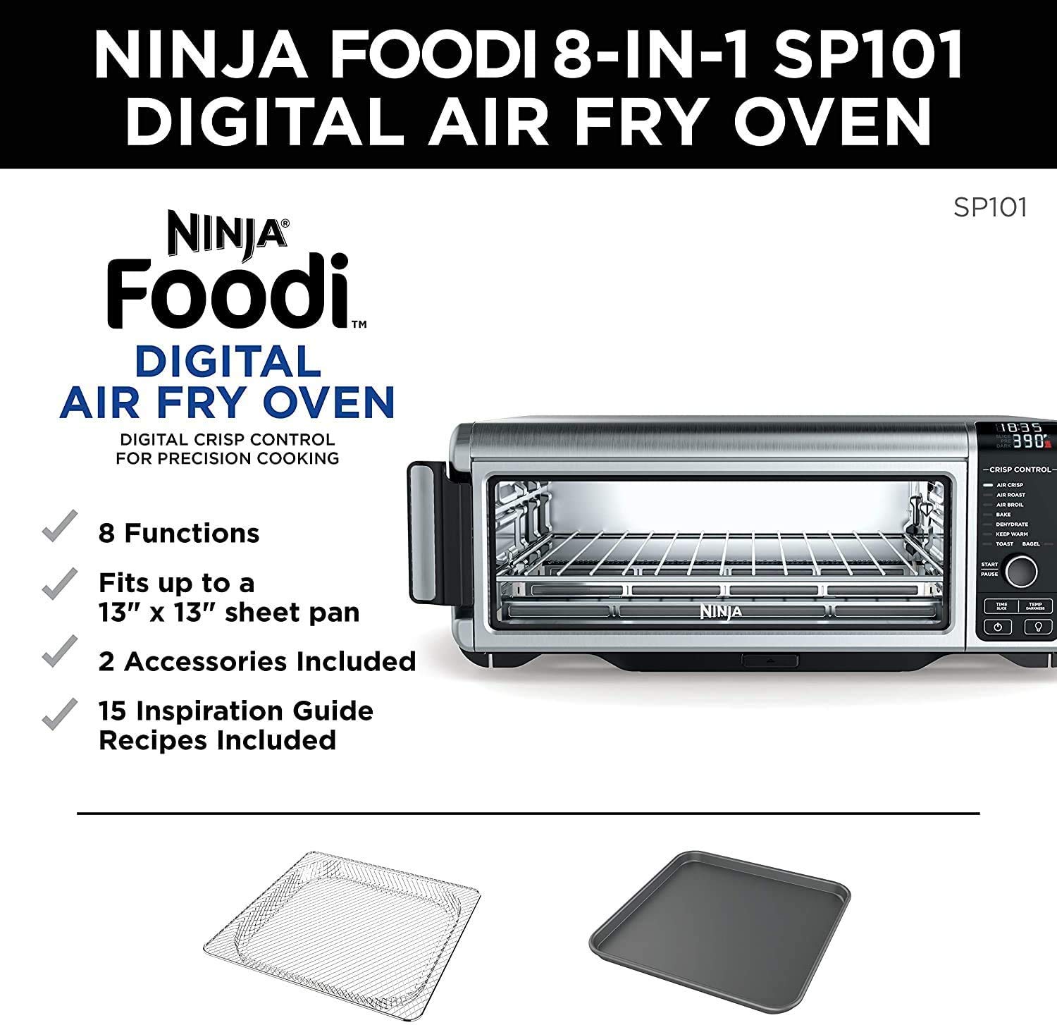 Foto 7 | Horno Ninja Sp101 de 1800 w-Venta Internacional