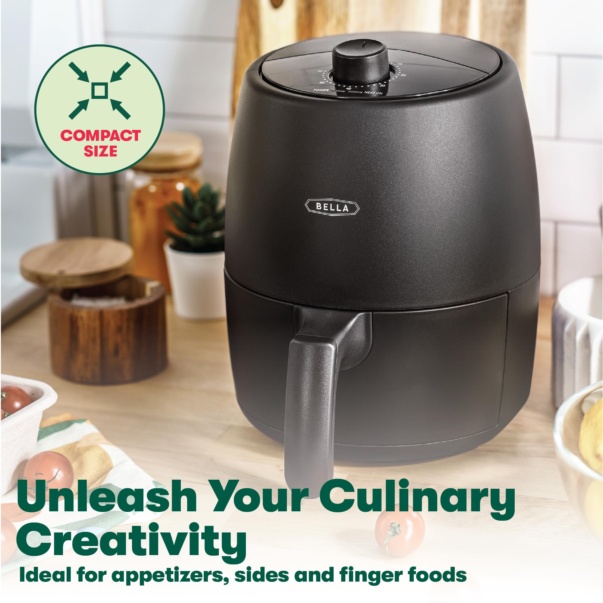 Foto 5 pulgar | Horno Freidora Bella, Manual, 5 En 1, Multicocina, 2 Cuartos De Galón, 1200 W - Venta Internacional.