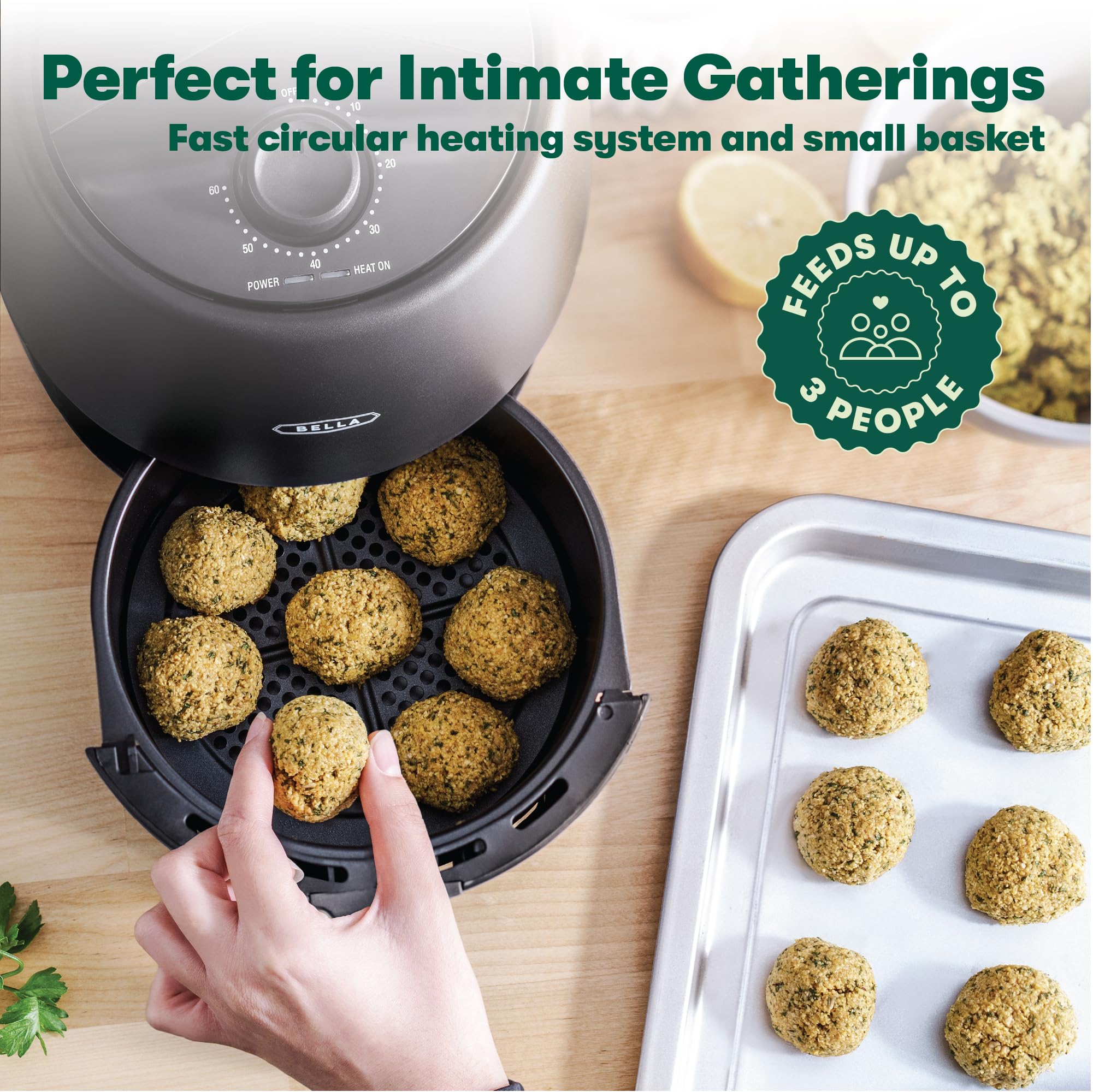 Foto 8 pulgar | Horno Freidora Bella, Manual, 5 En 1, Multicocina, 2 Cuartos De Galón, 1200 W - Venta Internacional.