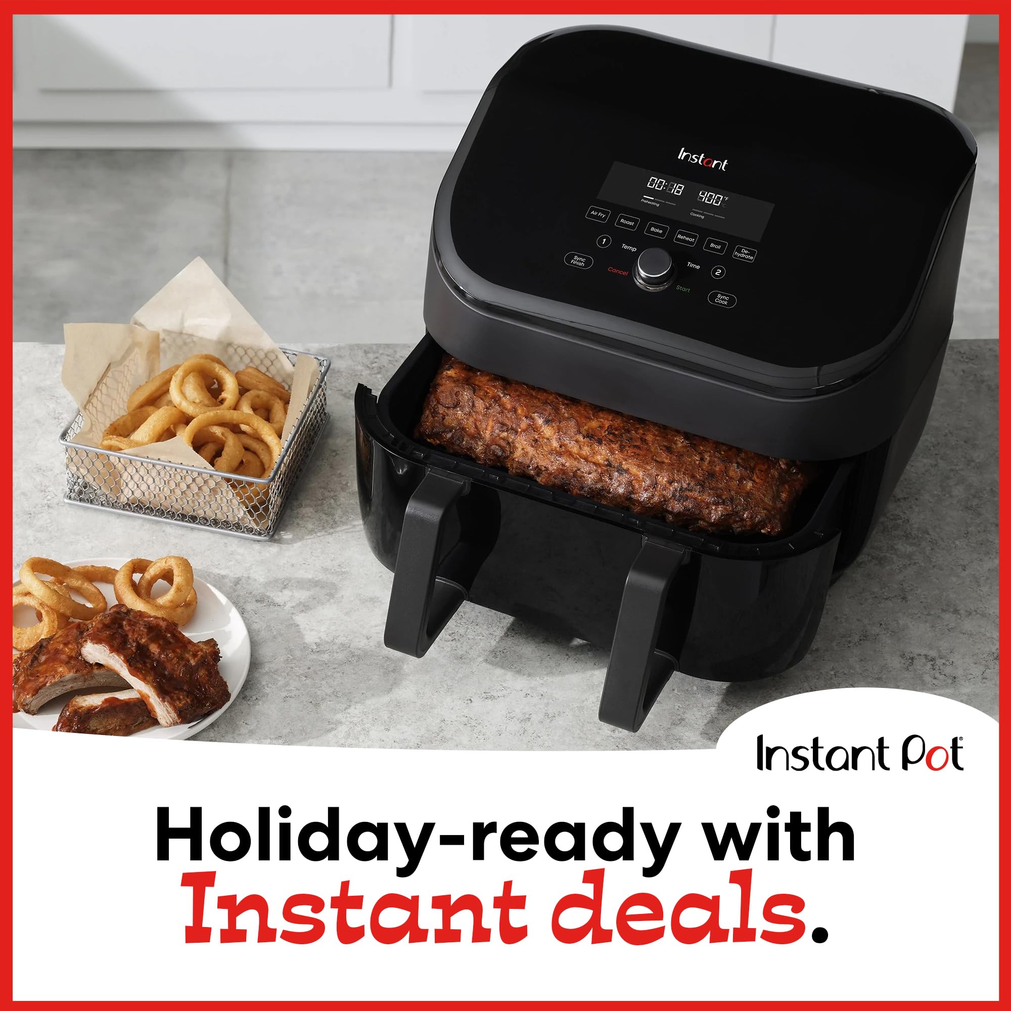 Foto 3 pulgar | Olla Instantánea Air Fryer Versazone 9qt 8 En 1 Con Incluso Crisp Black - Venta Internacional.
