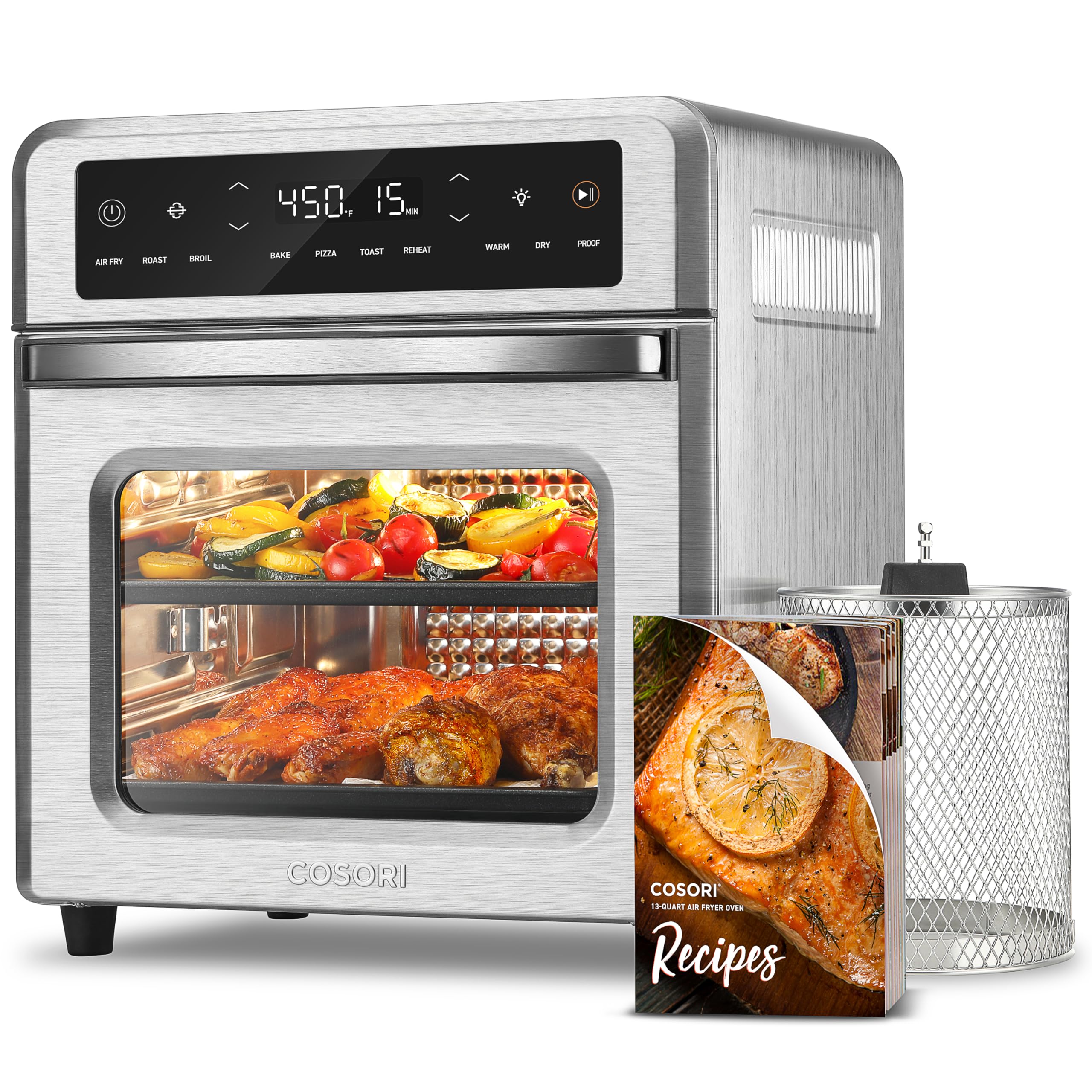 Foto 2 pulgar | Horno Air Freyer Cosori De 13 Cuartos De Galón Con Asador Y 6 Accesorios - Venta Internacional.
