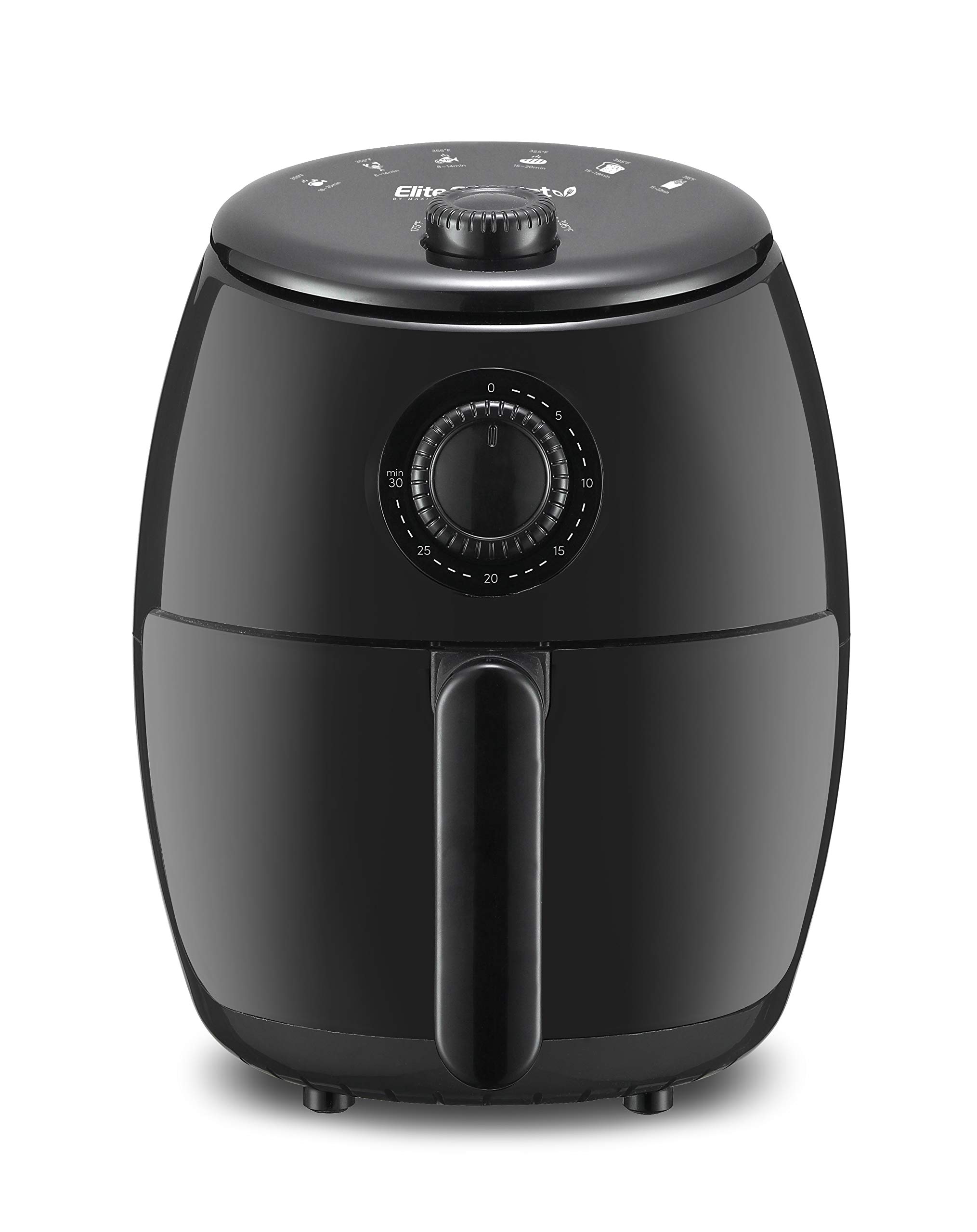 Air Fryer Elite Gourmet Eaf-0201, 2.1 L, 1000 W, Temporizador Y Controles De Temperatura - Venta Internacional.