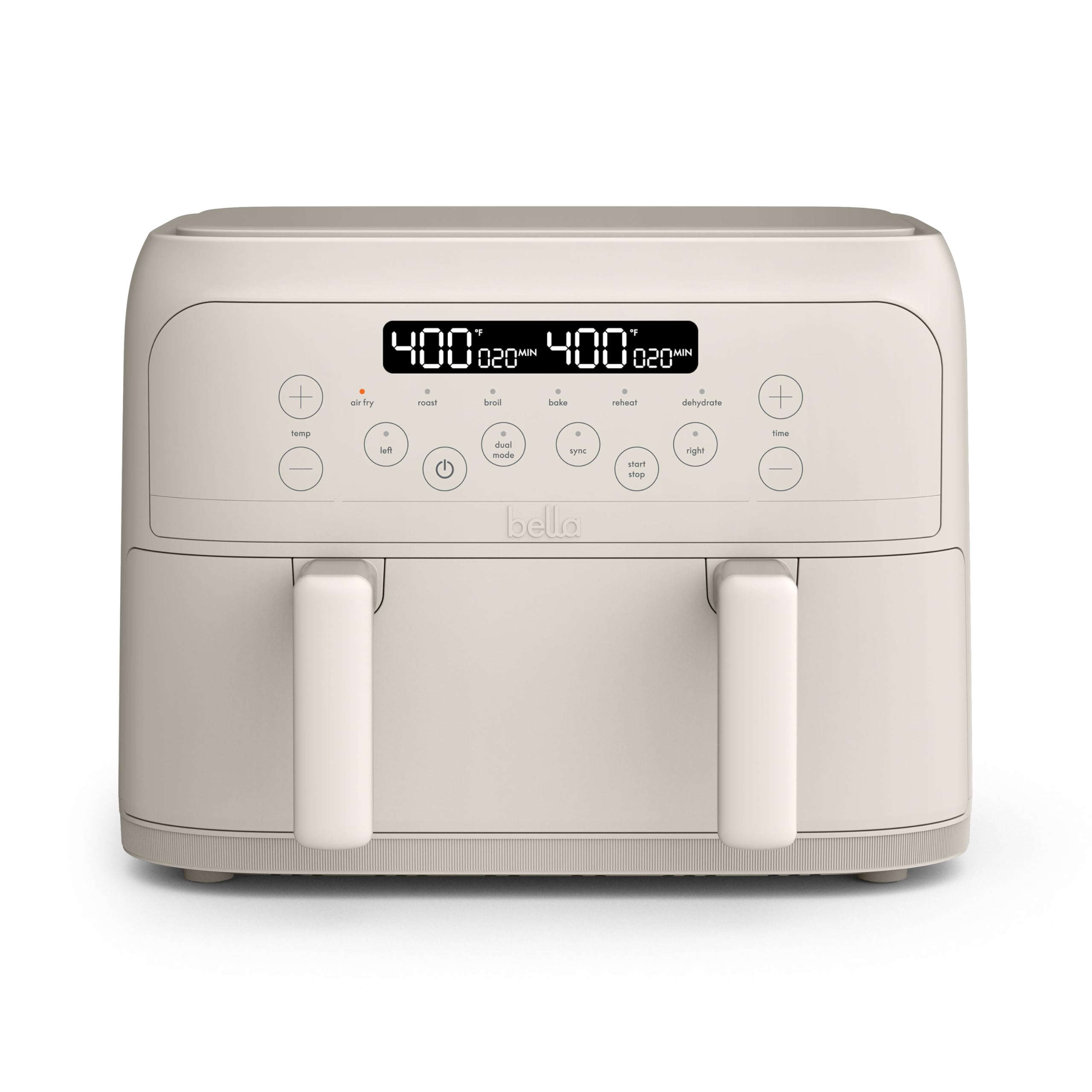 Foto 5 pulgar | Air Fryer Bella Trizone 4l Evergood Ceramic Antiadherente Con Leche De Avena - Venta Internacional.
