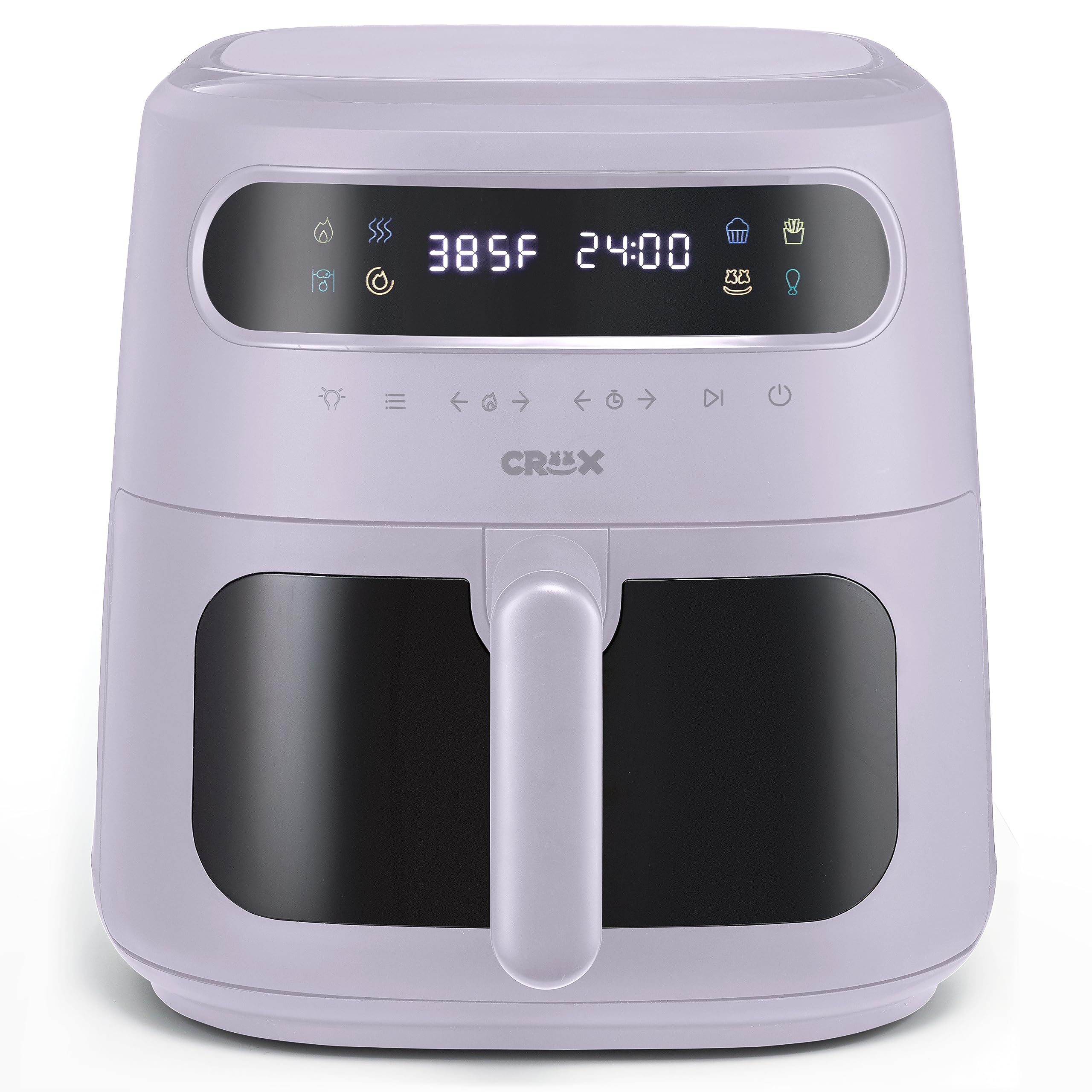 Freidora Crux X Marshmello Digital Turbocrisp De 8.0 Cuartos De Galón, Color Lavanda - Venta Internacional. $2,804