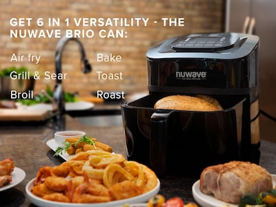 Foto 6 | Horno Air Freyer Nuwave Brio De 7.25 Cuartos De Galón Con Controles Digitales - Venta Internacional.