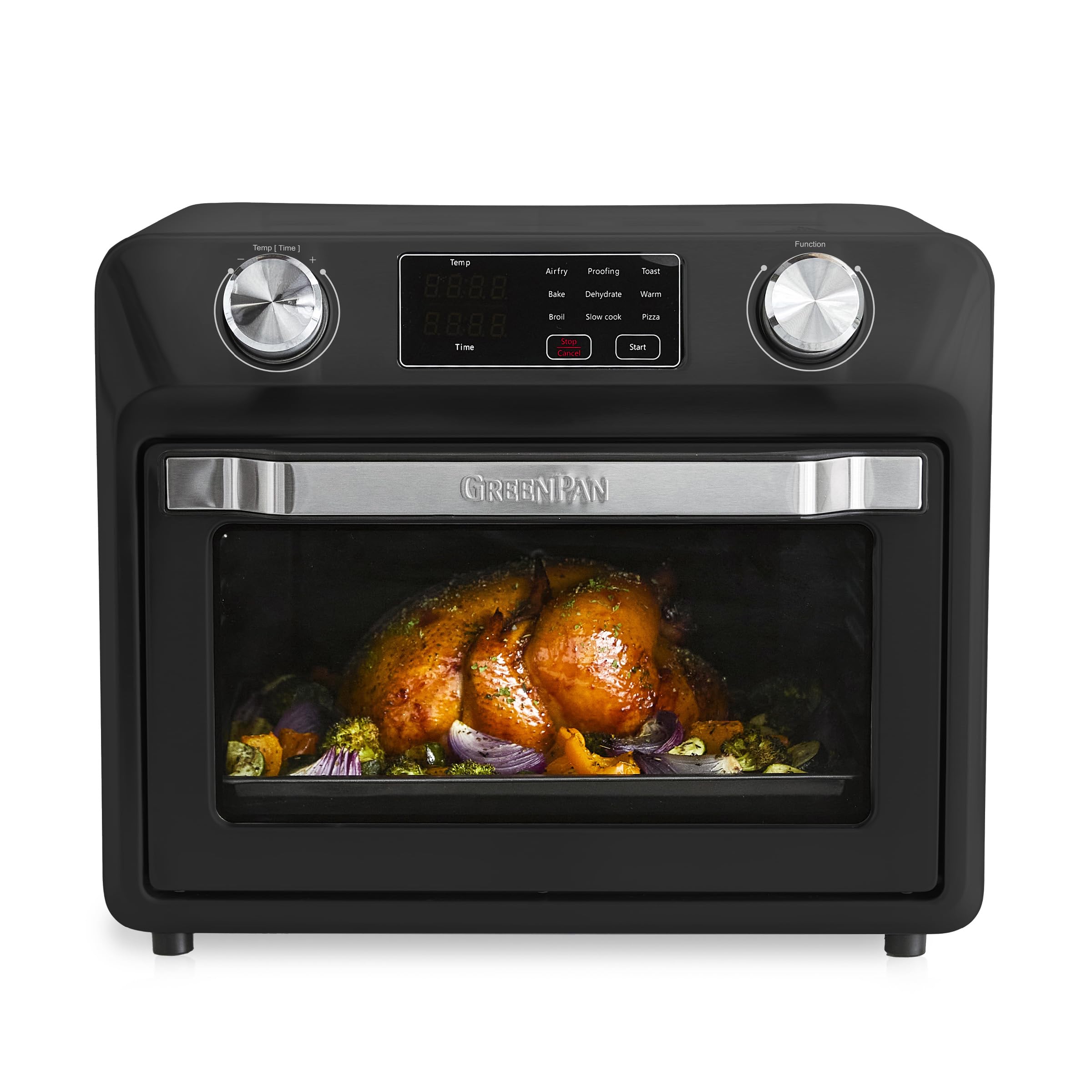 Horno Air Fry Greenpan Bistro Negro Mate 9 En 1 - Venta Internacional.