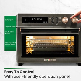 Foto 5 | Freidora y Horno Tostador con Calefacción Infrarrojos Val Cucina 10 en 1 - Venta Internacional