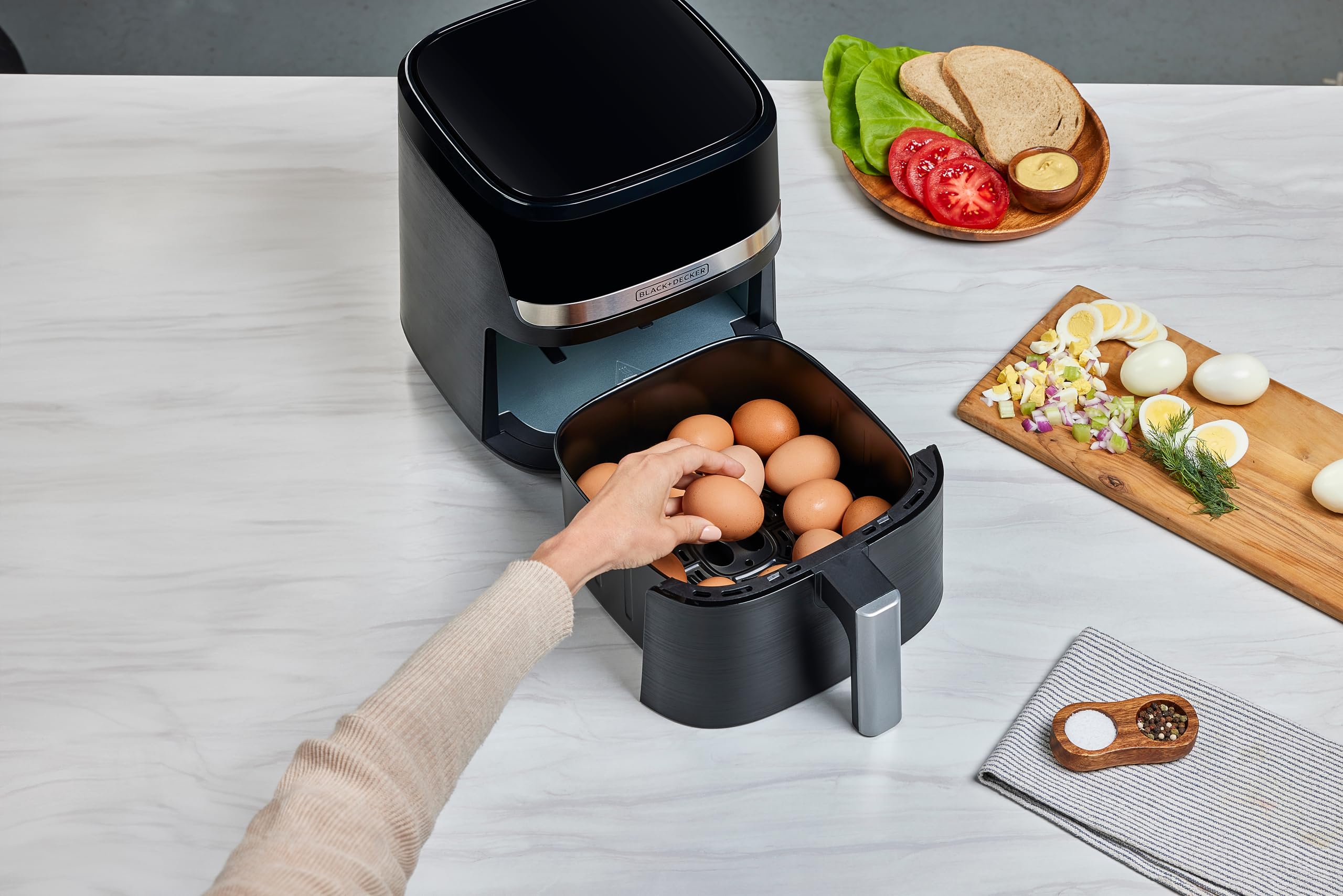 Foto 5 pulgar | Freidora de Aire Black+decker Purifry 4qt 1300w 9 Temporizadores Preestablecidos 400f - Venta Internacional