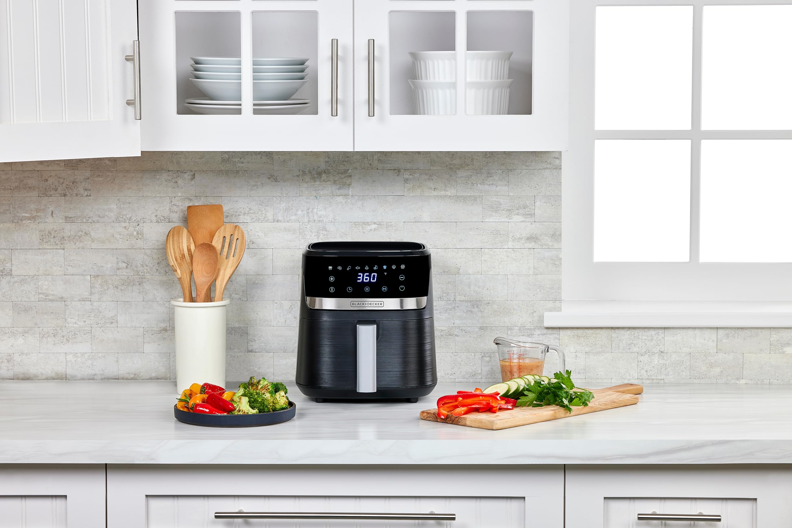 Foto 6 pulgar | Freidora de Aire Black+decker Purifry 4qt 1300w 9 Temporizadores Preestablecidos 400f - Venta Internacional