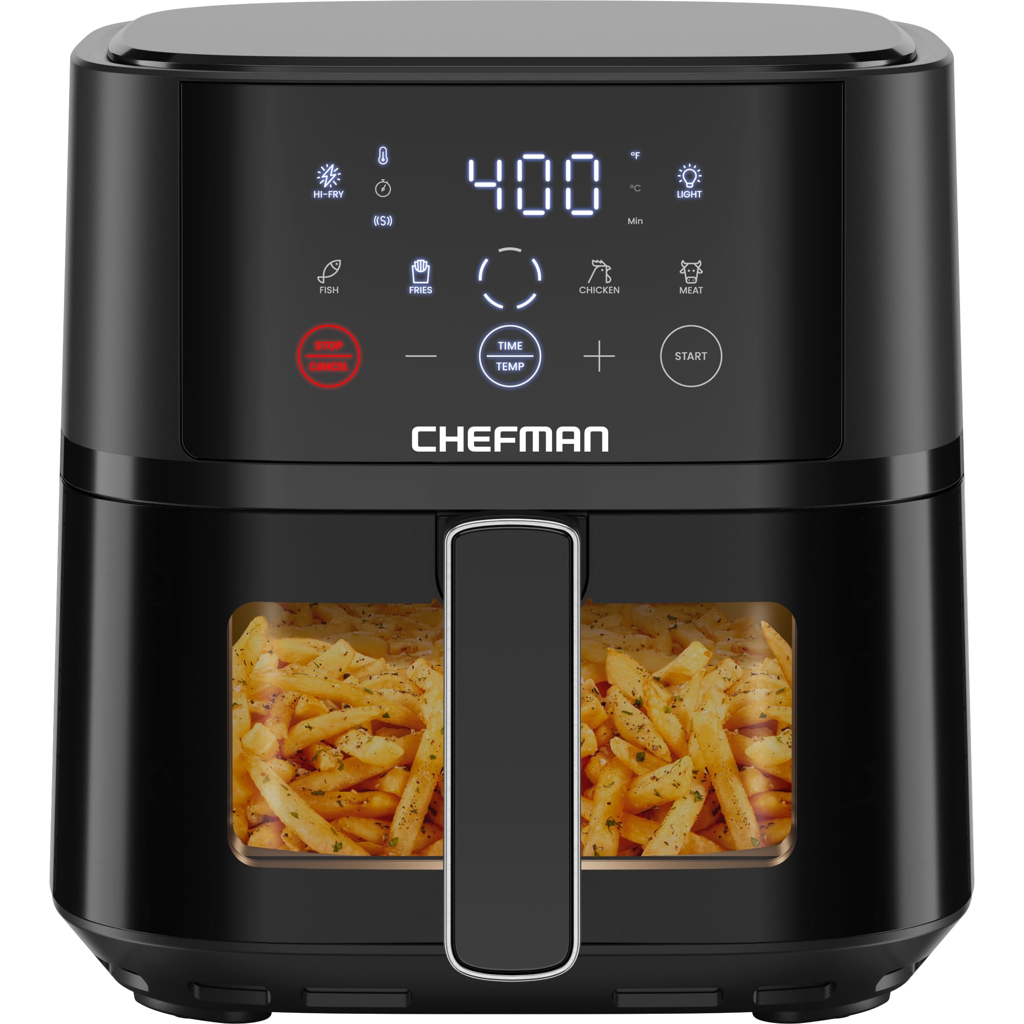 Foto 2 pulgar | Air Fryer Chefman 4 L Tecnología Hi-fry Antiadherente Negro - Venta Internacional