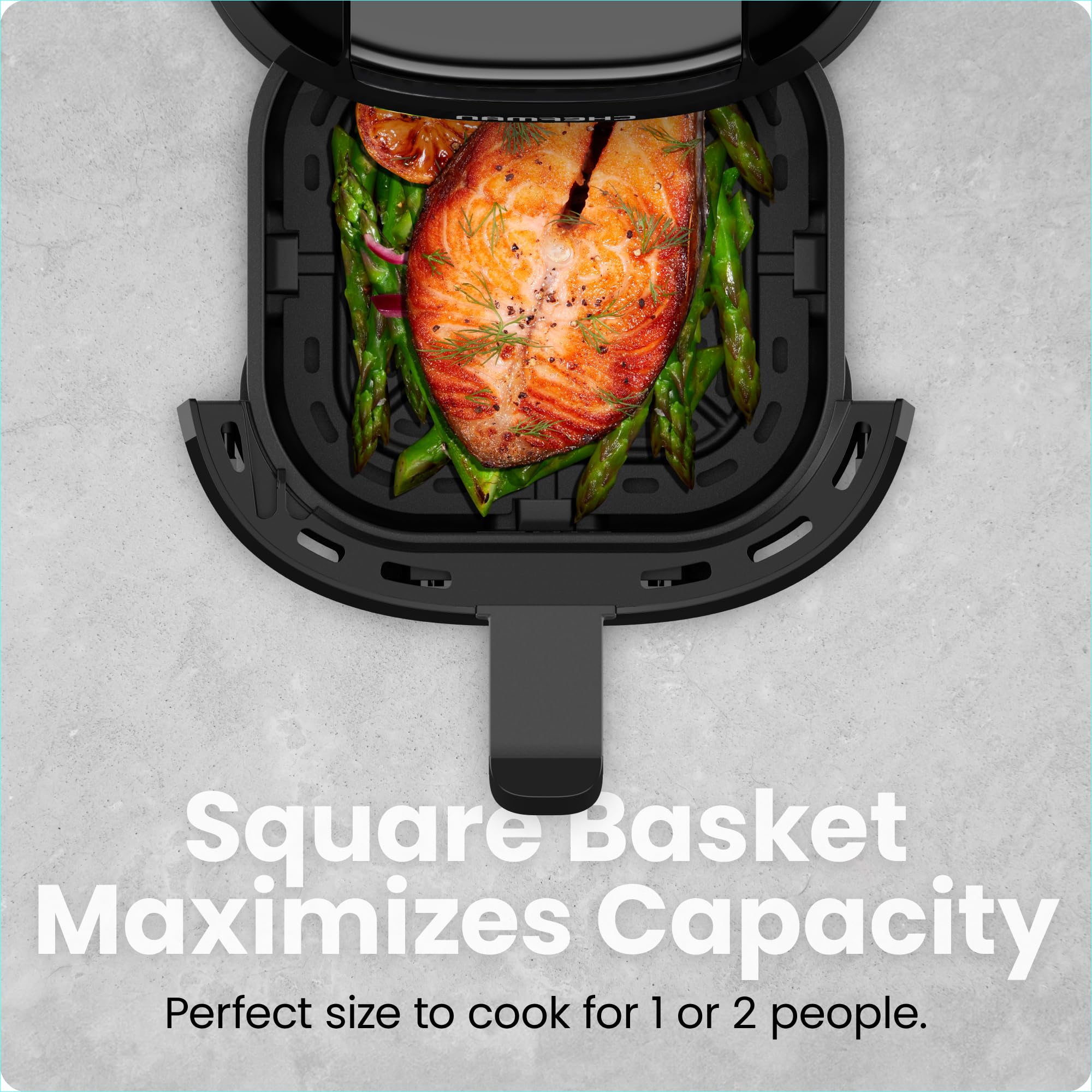 Foto 3 | Air Fryer Chefman Mini Antiadherente Digital - Venta Internacional