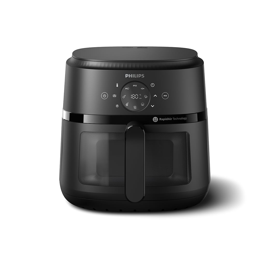 Foto 2 pulgar | Air Fryer Philips Serie 2000 6.2 L 13 en 1 Ventana de Cocción Negra - Venta Internacional