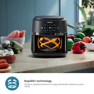 Foto 4 | Air Fryer Philips Serie 2000 6.2 L 13 en 1 Ventana de Cocción Negra - Venta Internacional