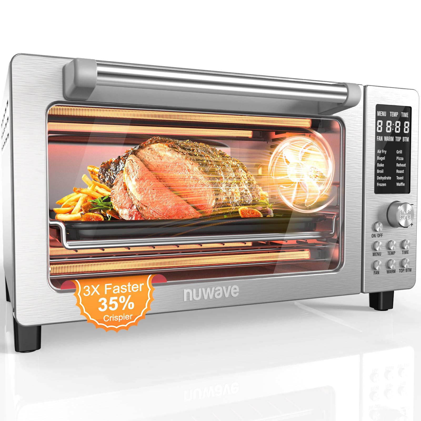 Foto 1 | Combinación de Horno Tostador Y Freidora Nuwave Bravo Pro Smart 21l - Venta Internacional