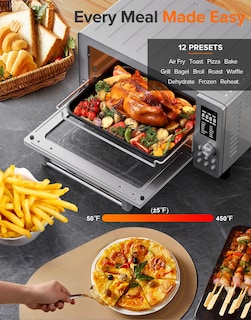 Foto 3 | Combinación de Horno Tostador Y Freidora Nuwave Bravo Pro Smart 21l - Venta Internacional