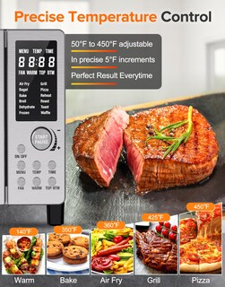 Foto 4 | Combinación de Horno Tostador Y Freidora Nuwave Bravo Pro Smart 21l - Venta Internacional