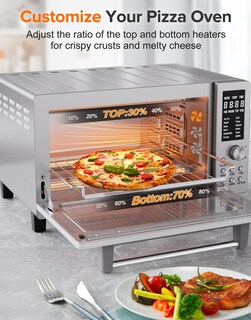 Foto 5 | Combinación de Horno Tostador Y Freidora Nuwave Bravo Pro Smart 21l - Venta Internacional
