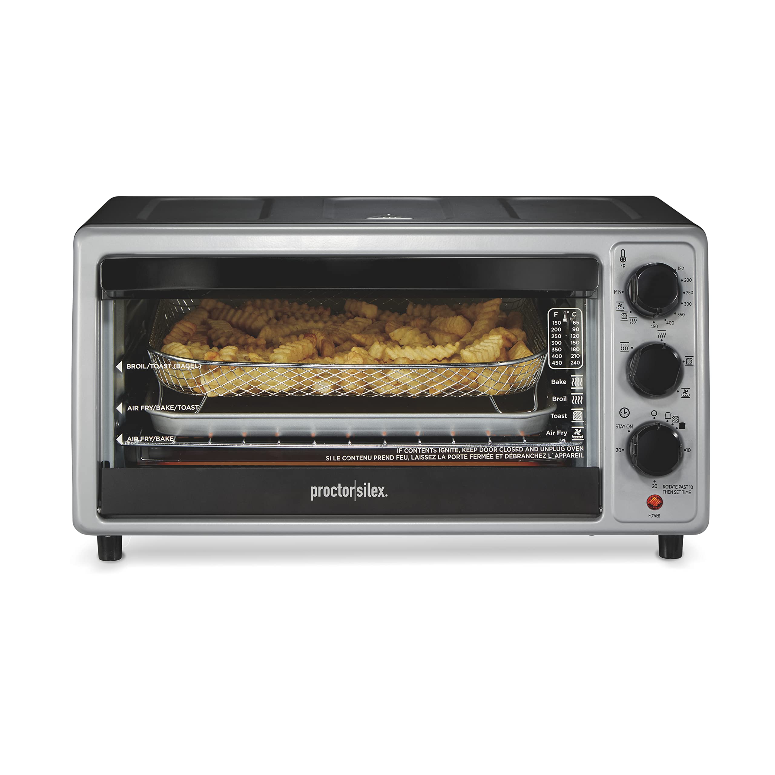Foto 2 pulgar | Freidora y Horno Tostador Proctor Silex Simply-crisp Black - Venta Internacional