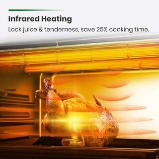 Foto 3 | Freidora y Horno Tostador con Calefacción Infrarrojos Val Cucina 10 en 1 - Venta Internacional